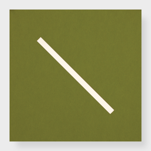 Geometrics - Lime, 1 Diagonal Bar