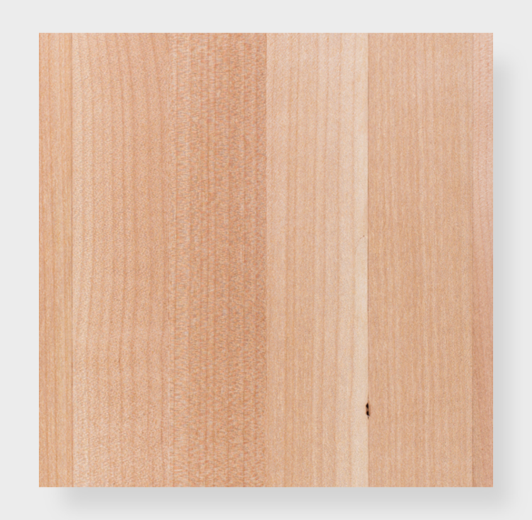 Western Maple Side Grain Clear