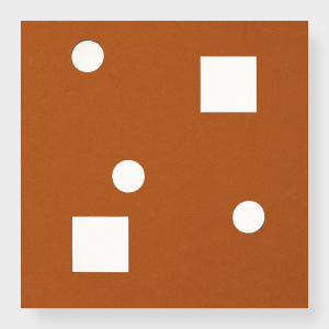 Geometrics - Orange, Scattered