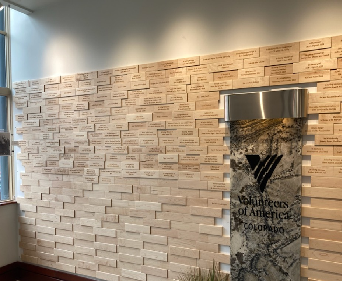 Volunteers of America Donor Wall_Western Maple Block_Dedicated_Page_Resize